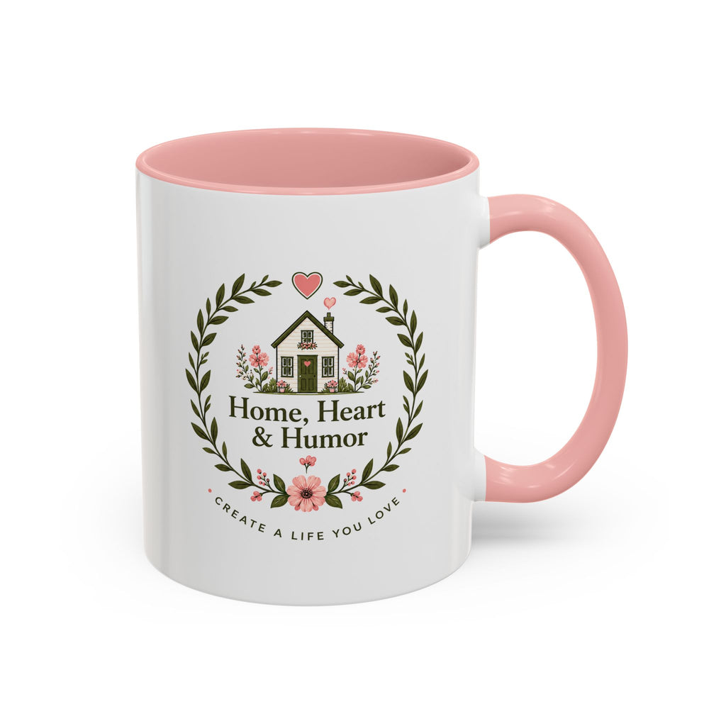 Home, Heart & Humor Signature Logo Mug - Create a Life You Love