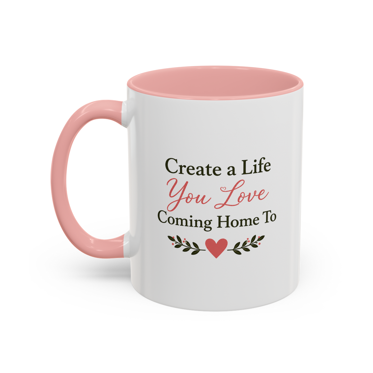 Home, Heart & Humor Accent Mug - Create a Life You Love